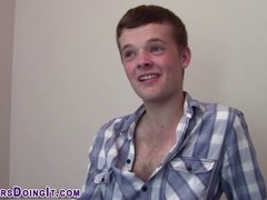 New hairy guy masturbates solo until he cums