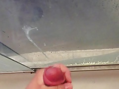 Big shower cumshot