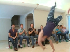 Watch these guys get down and dirty with drinking each other's cum