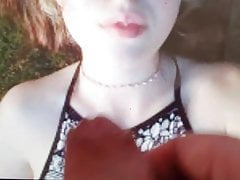 Cum tribute for sweet blonde #01