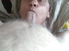 Good sissy Bitch serving Dads Cock, balls and ass