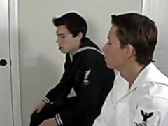 Navy twinks anal fuck after having an examination by doctor