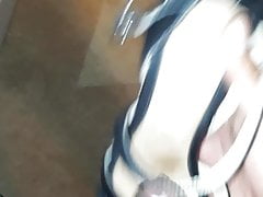 Cum on indian sandals