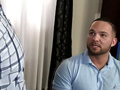 MenOver30 Hairy Euro Daddy Connects With Hunk Latino