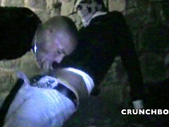 innocent young dude fucke dby a gangster outoor atnight