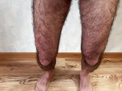 Funny Earl makes us laugh as he masturbates in his briefs and shows off his hairy body striptease