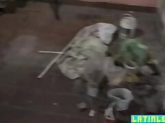 Latino fucked by a straight contruction worker bareback