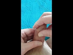 Cumming just with Foreskin Playing