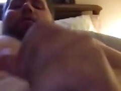 Hairy Bear Cub Self Facial Cum Shot