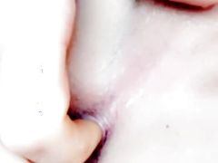 fingering my own ass , rather have a cock