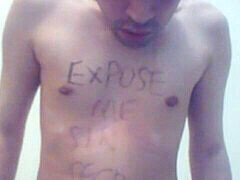 Webcam, faggot, gay slave