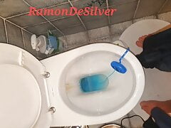 Master Ramon pisses directly in your mouth in his hot swimming trunks, enjoy it