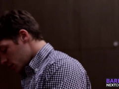 Horny and cock hungry hunk ass pounded hard by cute friend