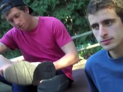 Boys feet tickling8