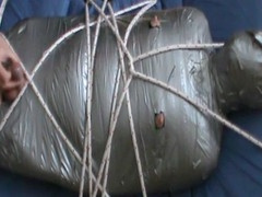 Mummified man enjoys cbt session