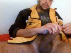 Sexy Str8 Danish Monstercock cums on a paper towel #27 11