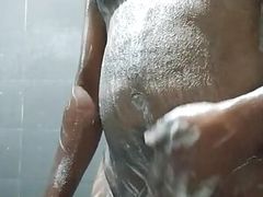 Naked shower