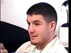 Stroking and Sucking Amateur Straight Boy CJ