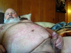 Daddy bear cums 12