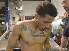 Interracial gay action with black studs