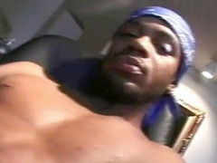 Gay gangster, onanism, teasing cock