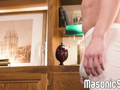 Grant Ducati takes Marco Napoli big fat dick inside his little pucker