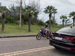 Gui Tearing up Biker Thiago