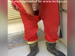 nlboots - just boots and indecent red union dress