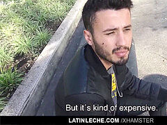 LatinLeche - wonderful mexican Guy Sucks and penetrated for Money