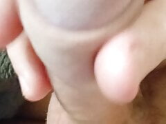 Hot guy wanks big cock before bed  #8