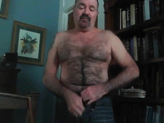 Wild Wooly Dad Strokes Into A Love Glove