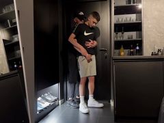 Straight man invited a gay neighbor while the girlfriend was not at home