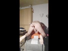 Gay hunks jerk off in the great outdoors with their massive cocks