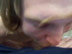 Punkass twink blows me and takes the cum in his mouth