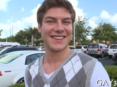 Interracial anal sex with a hot dude after a hot chick fellatio