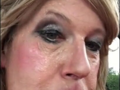 Crossdresser Fun at the Gas Station