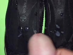 Cum on flat shoes 2