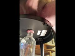 Insertion of a bottleneck in my butthole and a cumshot for your face.