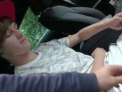 Young gay, getting off, massage