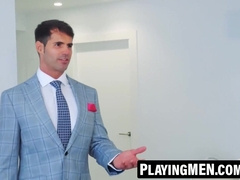 PlayingMen.com - Dani Robbles fucks Massimo Arad's muscular butt hard
