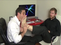 businessmen - worship - socks - feet
