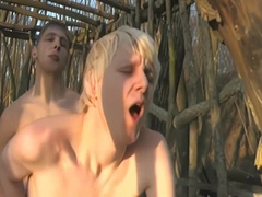 German Gay teens 18+ Fucking Outdoors - Gay Porn