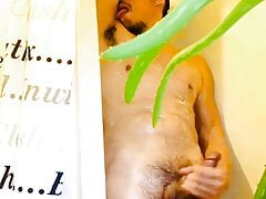Masturbating in the shower