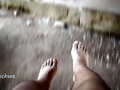 Playing with the sand