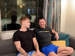 Jordan Starr having oral and anal sex with Trent Marx