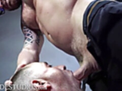 prison Guard Riley Mitchel humps Prisoner firm - MenOver30