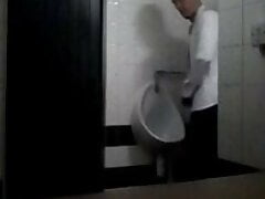 SleazyPigFaggot cleaning the public toilets as master reques