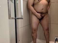 Asian masturbate, plump, small cock