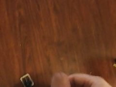 Jerking off big load