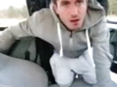 Guy Fucked in the Car